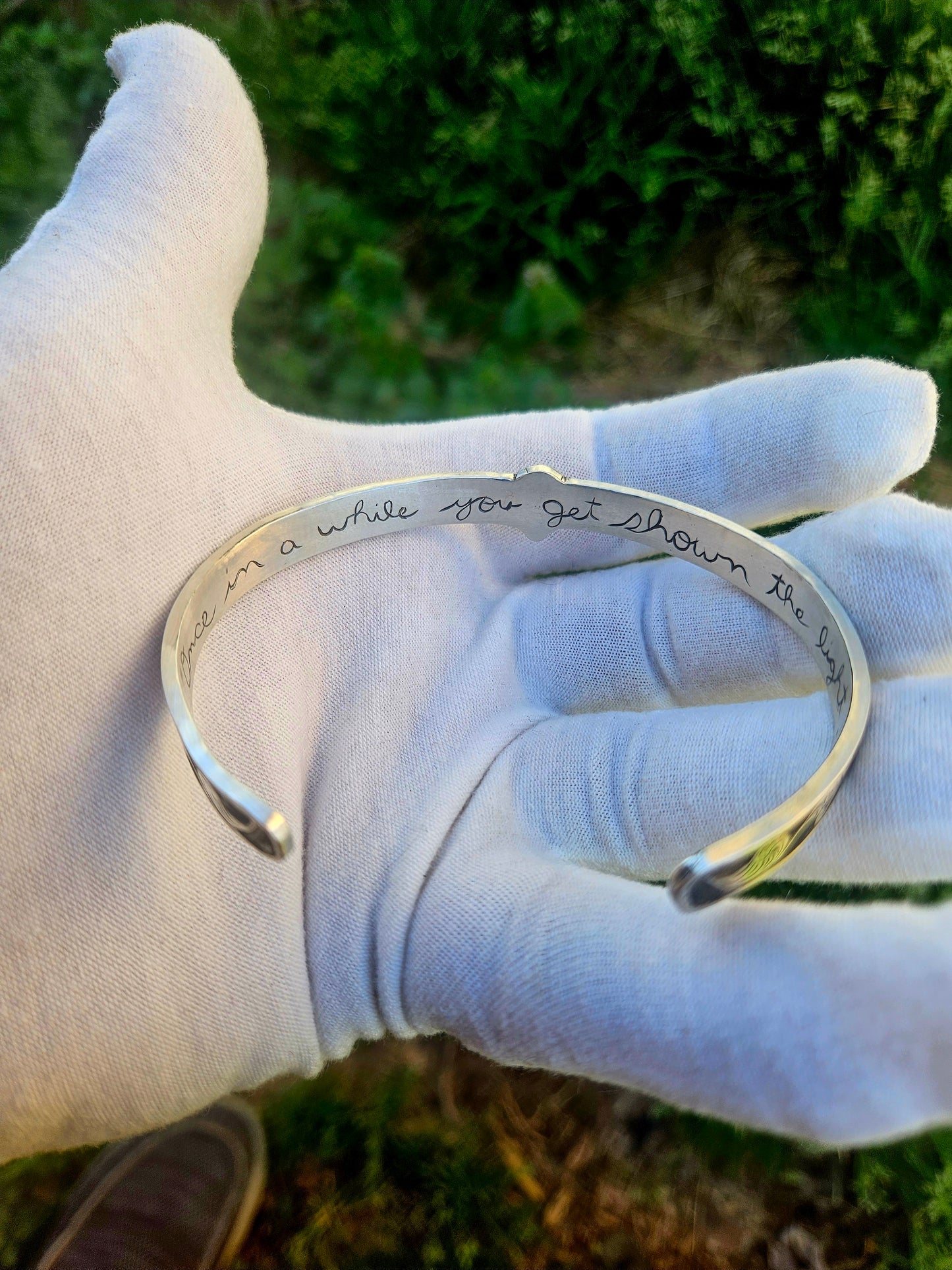 Custom Grateful Dead cuff bracelet