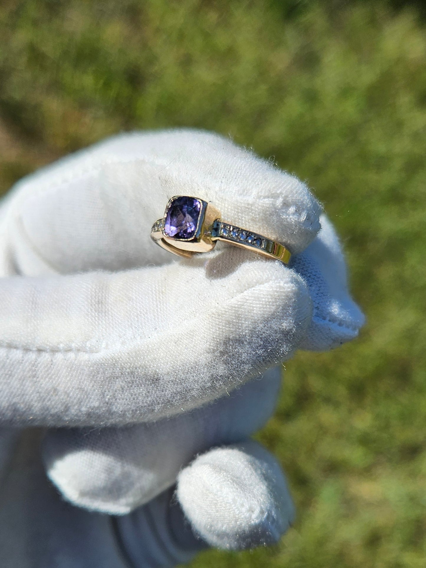 Violet Spinel Ring