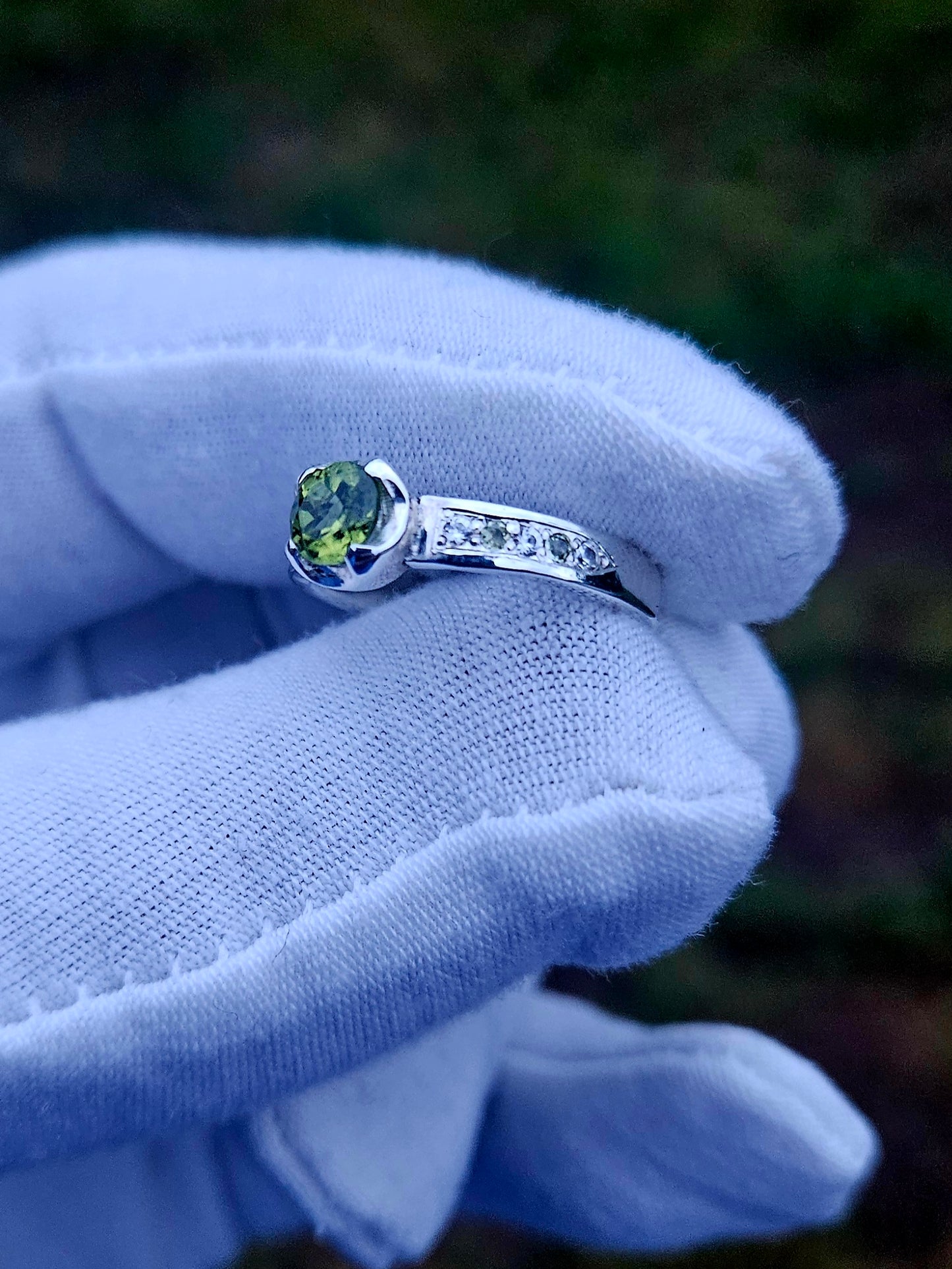 Peridot ring