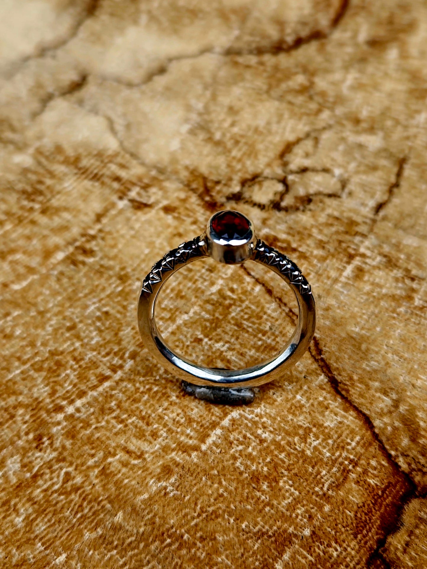 Garnet ring